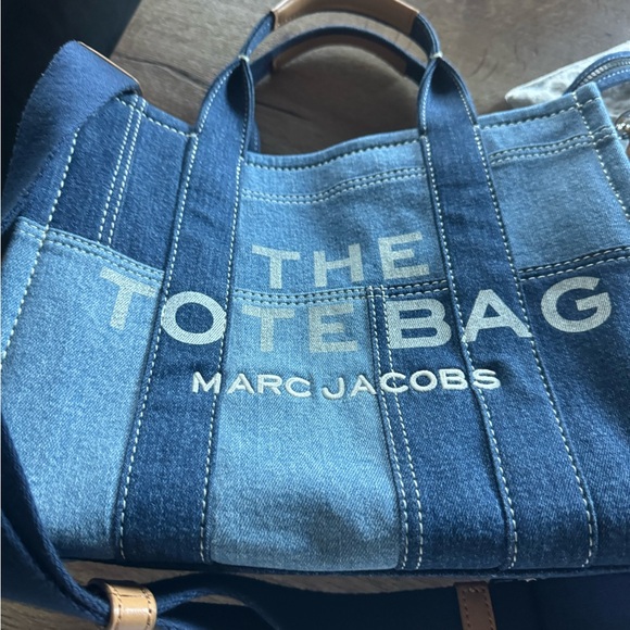 Marc Jacobs Blue Patchwork Tote - Picture 6 of 7